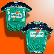 VTG 1991 Gatorade Chateau d'Ax Team Nalini Cycling Jersey Maillot Maglia — L/XL