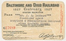 1927 Baltimore and Ohio
