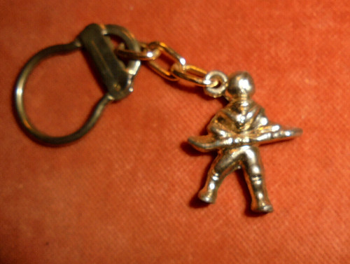 Porte clés doré - doré, homme