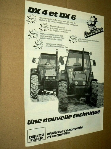Brochure tractor deutz range - deutz,