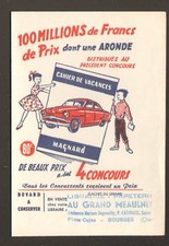 BOURGES (18) SIMCA ARONDE / CAHIER DE VACANCES