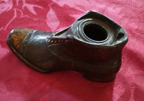 Ancien encrier forme de - ancien,