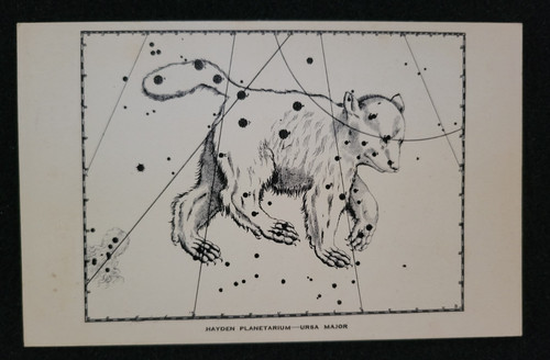 Vintage constellation postcard - constellation,
