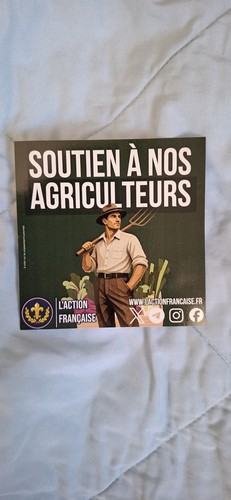 Stickers action française - action,