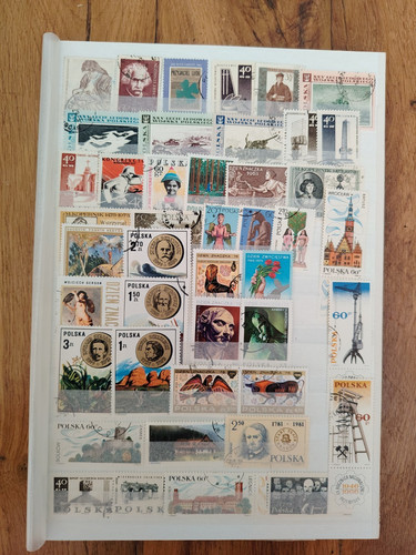 Timbres pologne lot - +,