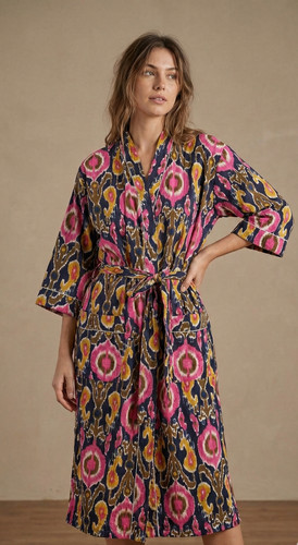 Robe longue kimono - robe, en