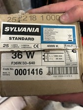 Tubes fluos 36w T8 longueur 1200mm culot G13 diam 26mm(bottes de 25 tubes)