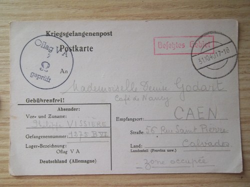 Prisonnier guerre lettre - prisonnier,