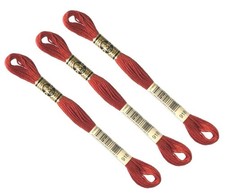 DMC 918 Lot 3 Échevettes Fils