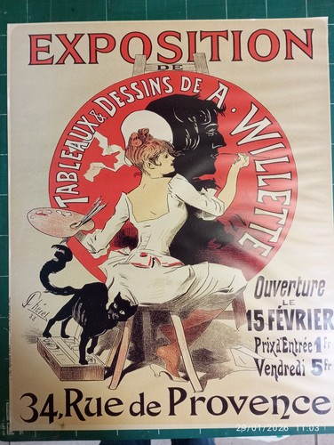 Ancienne affiche - affiche, de