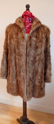 Manteau fourrure vison - manteau,