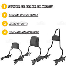 Detachable Passenger Sissy Bar Backrest Pad For 2018-2025 Harley Softail Models