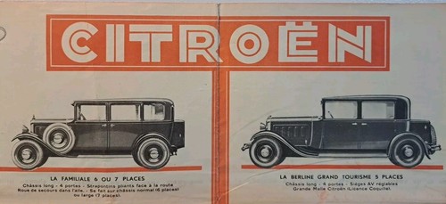 Citroën g catalogue - g/c6,
