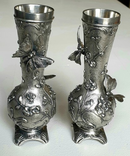 Art nouveau paire - de, vases