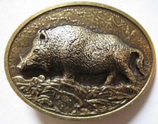 BOUCLE DE CEINTURE SANGLIER