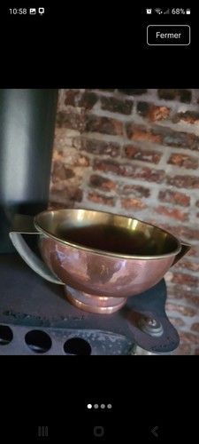 Casserole ronde cuivre - , et