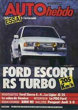 AUTO HEBDO n°462 14/03/1985
