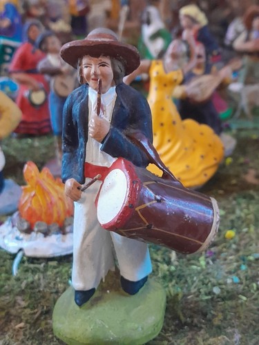 Santon ancien tambourinaire - ancien,