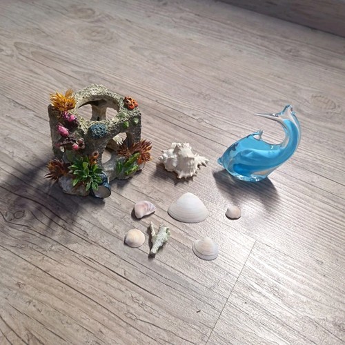 Lot décoration aquarium
