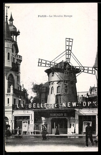 Paris entrée moulin - entrée,