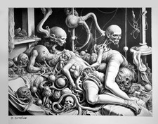 Dessin surréaliste / crayon