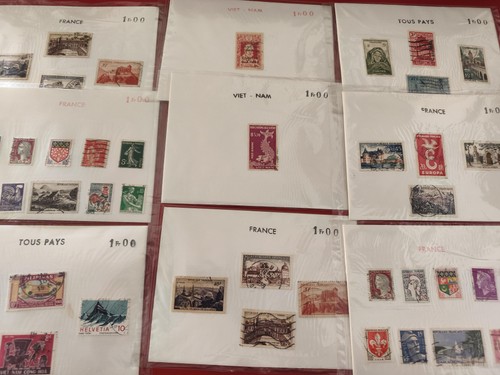 Lot anciens timbres - , collection