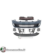 PARE-CHOCS AVANT COMPLET GRILLE PARE-BROUILLARD VW GOLF 6 VI 08-12 GTI LOOK GTD