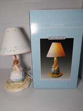 Vintage 1990s Schmid Beatrix Potter Peter Rabbit Night Lamp