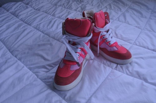 Baskets montantes brillantes - baskets,