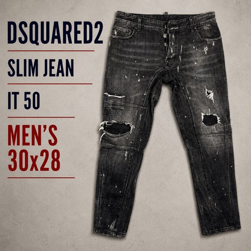 Dsquared2 slim jean mens 30x28 - slim,