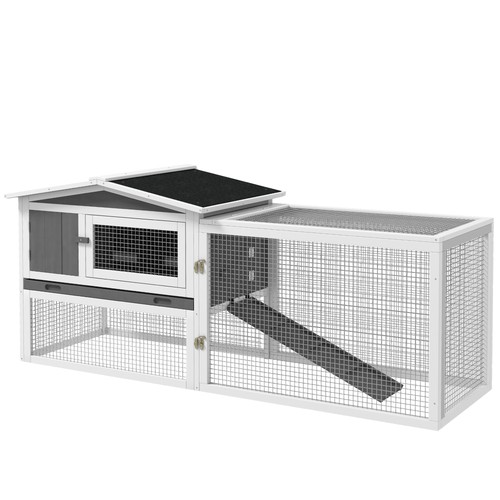 Pawhut cage lapin - cage,