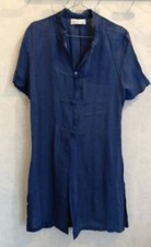 Tunique longue bleue viscose