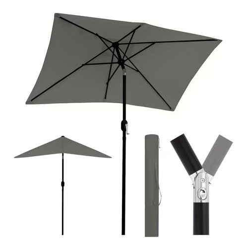 Parasol rectangulaire compact