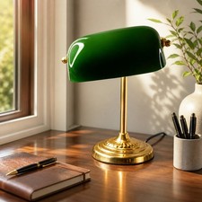 Lampe de banquier vintage –