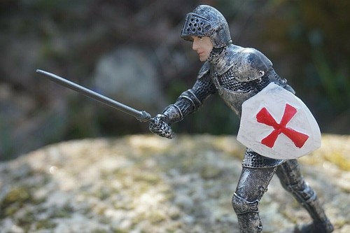 Hf1386 figurine templier - hf1386,
