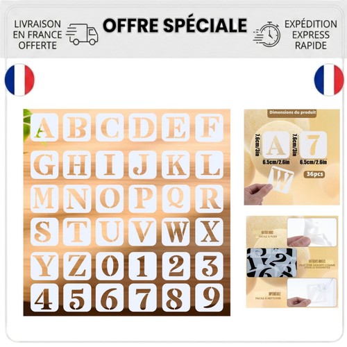 Cobee pochoirs lettres et - lettres,