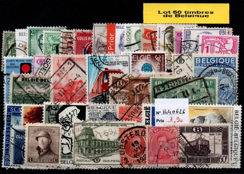 Lot timbres belgique - lot, de