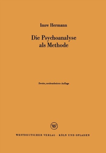 Hermann die psychoanalyse - -,