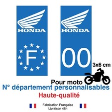 Stickers autocollant plaque