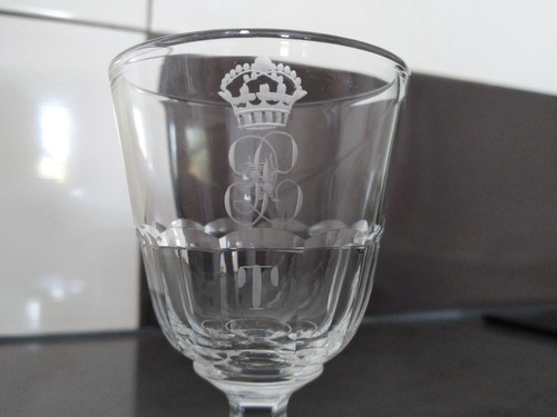 Rare verre cristal table - en, du