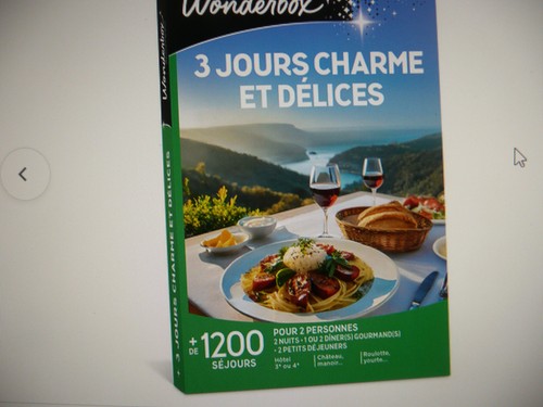 Wonderbox jours charmes et - wonderbox,