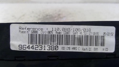 Compteur peugeot 406 coupe - peugeot,