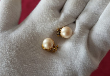 BOUCLES OREILLES FEMMES FERMOIR a CLIPS - PLAQUE OR - POIDS 5,78 GR - BIJOUX