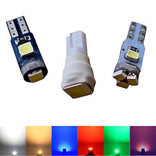 12V T5 W1.2W LED White Warm White Red Blue Green Glass Base Lamp Speedometer Lighting