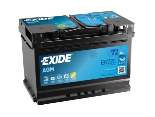 Batterie voiture exide - de,