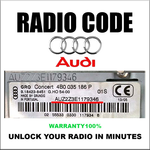 Audi radio code - audi,