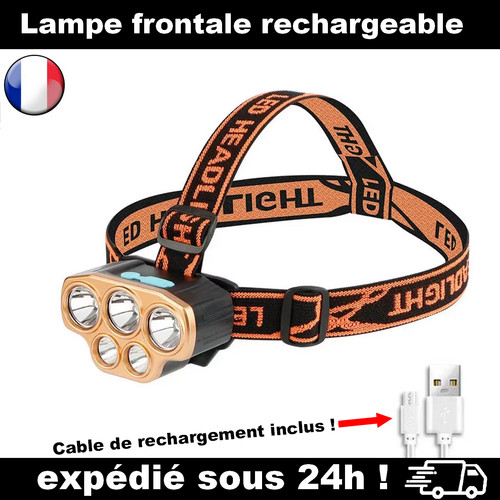 Lampe torche frontale - torche,