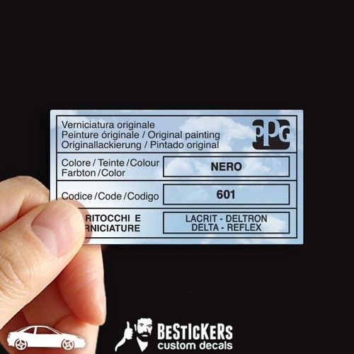 Autocollant étiquette