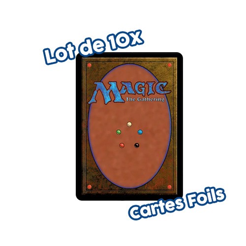 Lot cartes foils magic - lot,