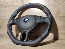 Volant BMW E46 E39 E53 Refini SPORT Nappa et CF Dipped OEM LHD